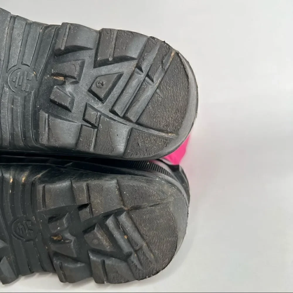Kamik Pink and black Snowridge Snow boots